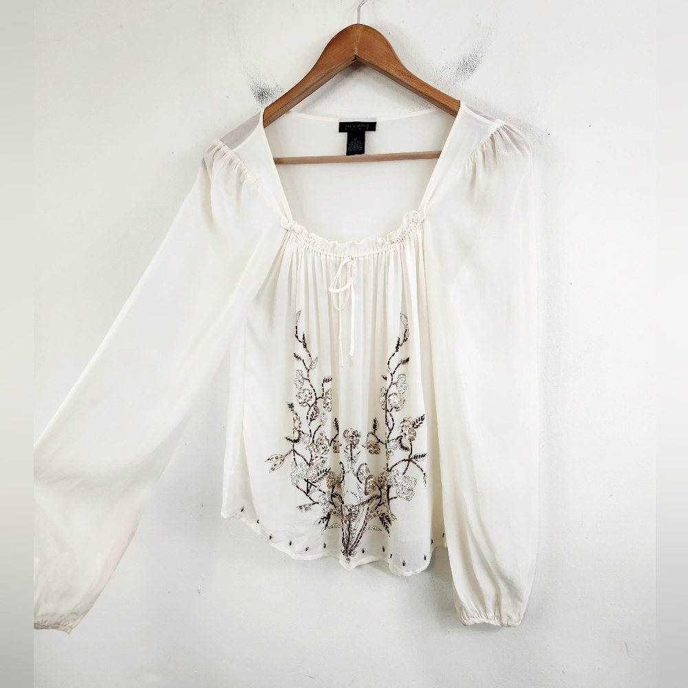 The Limited y2k Silk Blouse